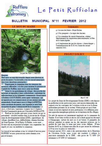 Le petit ruffiolan num 11 Le petit Ruffiolan 02 2012