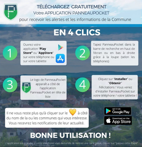 install panneau pocket